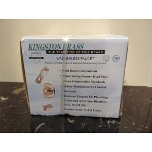 Kingston Brass KB63 Magellan Tub and Shower Trim Package - Satin Nickel Finish